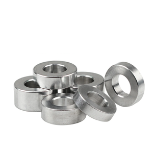 บูชอะลูมิเนียม แหวนรองแบบแบน ผลิตด้วยเครื่อง CNC ขนาด M3 M4 M5 M6 M8 M10 หนา 2 มม.-30 มม. ปะเก็นอะลูมิเนียม ตัวเว้นระยะแบบไม่มีเกลียว - Product Image 6