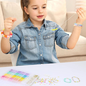 <b>Clay</b> Beads Assortment 6600pcs Round Polymer DIY Bracelet Making Jewelry Craft Kit For Kids And Adults Multicolor <b>Set</b> - Product Image 3