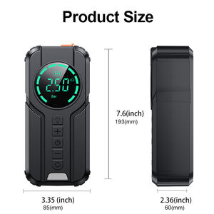 Arrancador de Coches 4 en 1 con Bomba de Aire de 30W y 2000A, Banco de Energía de 16000 mAh con Batería de Litio - Product Image 3