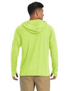 Maglietta personalizzata T-Shirt con cappuccio da uomo camicie da pesca personalizzate surf Rash Guard manica lunga protezione solare Upf50 camicie - Product Image 6