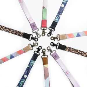 Custom <b>Polyester</b> Soft Neck <b>Lanyard</b> Print Leather Creative Short <b>Lanyard</b> With Logo Custom - Product Image 3