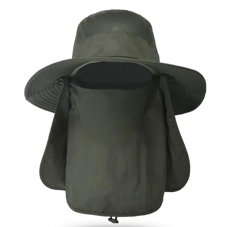 Prodotti popolari cappelli da trekking personalizzati per la protezione solare del viso e del collo all'aperto di alta qualità