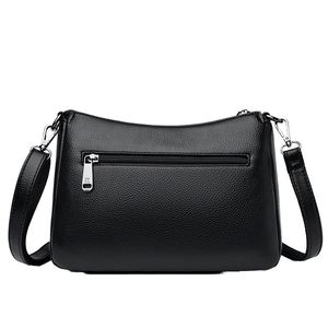 Luxury Designer <b>Bag</b> Women Pu Leather Handbag Zipper Custom Logo Tote Elegant Daily Outing Guangzhou Factory Wholesale - Product Image 1