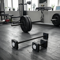 Ensemble d'haltères réglables en fonte carrée à verrouillage rapide pour usage domestique, design antidérapant, entraînement de force, 20 kg, MOQ, logo personnalisé, OEM