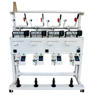 Máquina Bobinadora de Hilo de Coser de Barril Recto Cónico CREDIT OCEAN Bobinadora de Escritorio de Velocidad Variable para Hilo Elástico