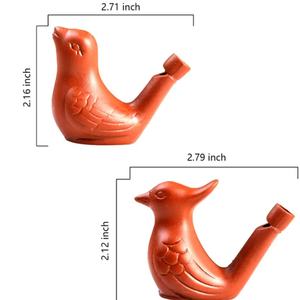 Sifflet d'oiseau en céramique artisanal, en forme d'animal, cadeau très prisé - Product Image 4