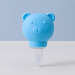 Diseño de dibujos animados Recién nacido Aspirador de nariz Aspirador <span class=keywords><strong>nasal</strong></span> manual de silicona Herramienta de limpieza de nariz Clip para bebé - Product Image 2