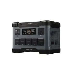 Senci New product arrival customized logo electric solar power generator 2400w backup power with USB and wireless quick charge