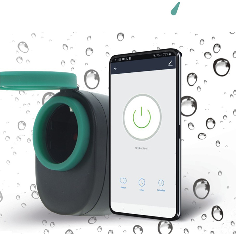 250 в 16 А 16 А 16 А 16 А ip44 Водонепроницаемый Alexa Smart Home Wifi EU немецкий разъем