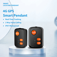Ancianos V51 GPS GSM 4G Tracker Tarjeta Sim más pequeña Dispositivo de monitoreo para niños con botón SOS y navegación GPS para espía de mascotas
