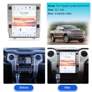Radio de coche Android de 12,1 "para Toyota Tundra 2014-2019 DSP Carplay GPS navegación estéreo unidad principal pantalla para <span class=keywords><strong>punto</strong></span> de Radio de coche - Product Image 2