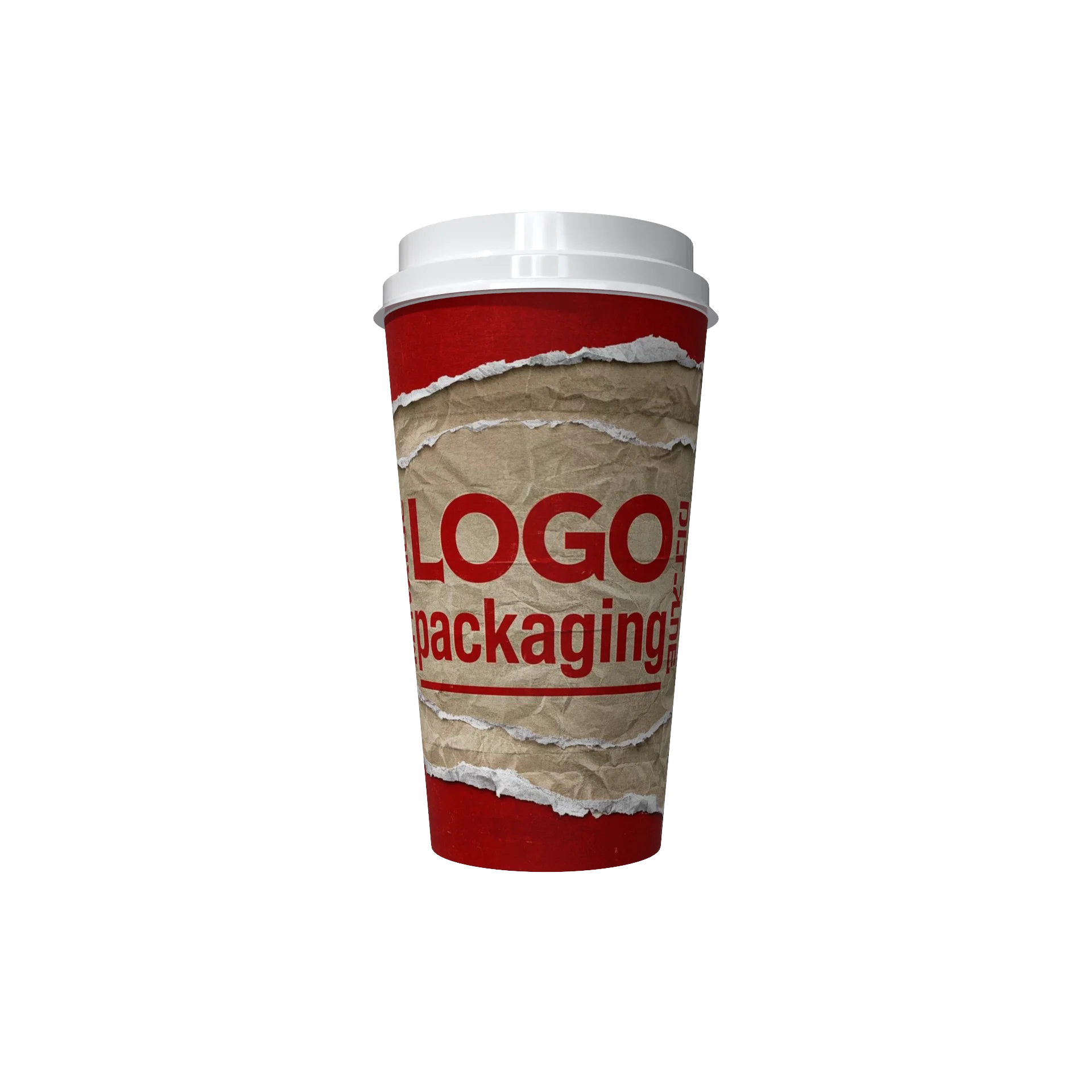 Customized Eco-Friendly Disposable Single Wall Recyclable Degradable Paper Cup Compostable for Coffee Milk Opt for Environment