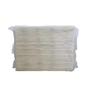 WCX fabbrica all'ingrosso 1ply asciugamano di carta tessuto marrone polpa di bambù vergine carta igienica usa e getta asciugamano Multifold
