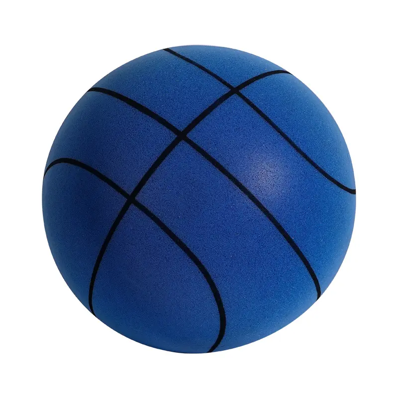 Washable Foam Kids Indoor Training Elastic Silent Mute Ball Bouncing Uncoated High Density Foam Sports Ball Silent Basketball