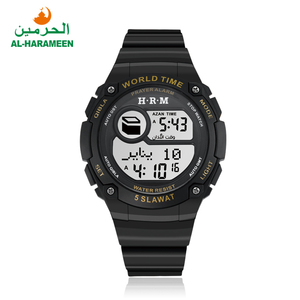새로운 모델 HA-6514 이슬람 Qibla 디지털 알람 Azan 시계 - Product Image 2