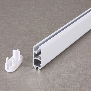 Rail inférieur de store enrouleur en alliage d'aluminium blanc 12,5 * 31 mm, 6 m, pour accessoires de rail de rideau - Product Image 1