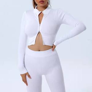 Conjunto Deportivo Personalizado de Fábrica para Mujer, Ropa sin Costuras para Entrenamiento, Gimnasio, Fitness y Yoga - Product Image 2