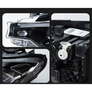 Faros Delanteros para <span class=keywords><strong>BMW</strong></span> Serie 3 F30 2012-2019, Estilo G20, Carcasa Negra, Doble Gancho, Luces LED DRL, Proyector - Product Image 6