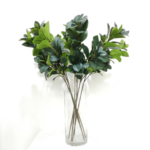 Cành Cây Nhân Tạo Trang Trí Hàng Đầu Cành Cây Cảm Ứng Thật Lá Để Trang Trí Nhà - Product Image 3