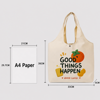Sacs en toile recyclée personnalisés avec logo imprimé, sacs de courses en toile de coton pour femmes, étudiants et courses