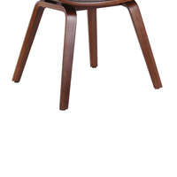 Chaise de salle à manger en bois MULIGNA de style mi-siècle, siège confortable en tissu en forme de U, chaises de salle à manger en bois massif pour hôtel à vendre