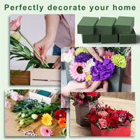 Blocs de mousse florale humide (résine phénolique) pour fleurs fraîches et artificielles – Décorations de luxe pour mariages, anniversaires, maison, bureau et jardin