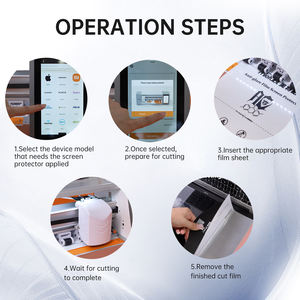 Protector de Pantalla de Hidrogel TPU MIETUBL MTB-CUT 180T PRO y Máquina de Corte de Películas, Cortadora de Adhesivos para la Parte Delantera/Trasera - Product Image 4