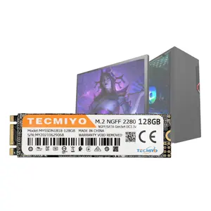 Tecmiyo M2 128gb M.2 SSDラップトップデスクトップ用内蔵ソリッドステートディスクドライブハードディスク