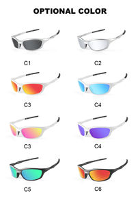 <span class=keywords><strong>Gafas</strong></span> de Sol para <span class=keywords><strong>Ciclismo</strong></span> con Logotipo Personalizado, Diseño Italiano OEM de Alta Calidad, Ovaladas, Polarizadas para Hombre, para Deportes - Product Image 2