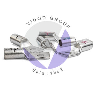 Cosse de compression en cuivre laiton durable 1 trou Long baril AWG connecteur de borne à sertir codé par couleur - Product Image 2