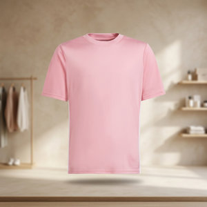 เสื้อยืดคอกลมแขนสั้นผ้าตาข่ายระบายอากาศดีสำหรับฤดูร้อน สไตล์ลำลอง สีพื้น ทรงหลวม ใส่สบาย สำหรับผู้ชาย - Product Image 3