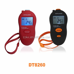 Thermomètre IR miniature portable avec écran LCD, thermomètre infrarouge numérique à laser DT8260 - Product Image 5