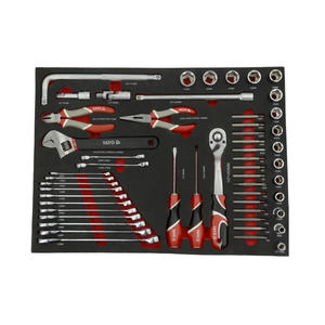 Yato Tool Cabinet 6 Drawer Red Steel Rolling Cart For Auto Repair <b>Workshop</b> <b>Storage</b> - Product Image 3