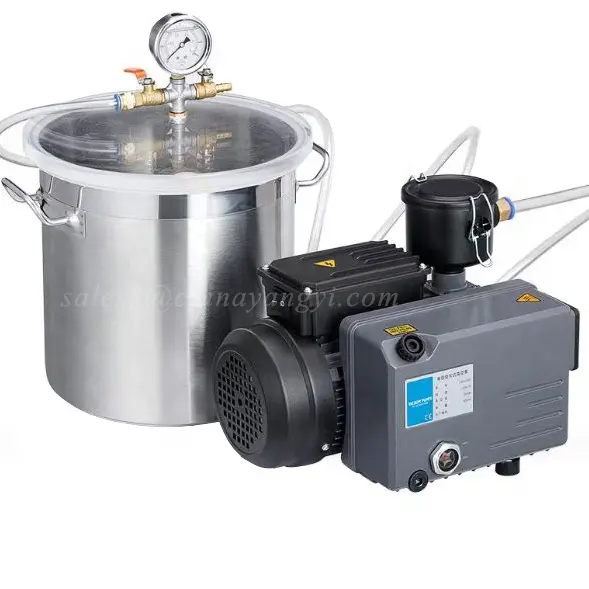 SV020 6.6L/S 750Kw Single Stage Rotary Vane Vacuum Pump for Food Package, Industrial with vacuum chamber