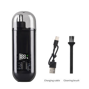 WEEME Portable 2-en-1 oreille nez tondeuse à cheveux lame Rechargeable amovible lavable nasal rasage nettoyant dispositif d'épilation - Product Image 6