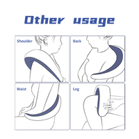 Masseur cervical électrique de qualité supérieure LICHANG, masseur de voyage en forme de U, coussin de soutien pour le cou