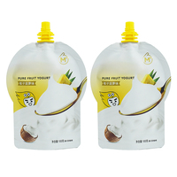 Sachets d'emballage en plastique personnalisés avec effet UV, qualité alimentaire, pour liquides, sauces, soupes, jus et boissons