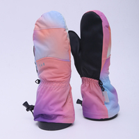 Gants d'hiver unisexes personnalisés pour le ski et le snowboard, compatibles écran tactile, imperméables, isolés, antidérapants, avec sangle en sangle extensible