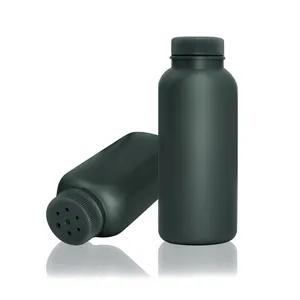 PE-Flasche für Talkum Baby-Talkpulver Flasche Shampoospumpe Kleines Kunststoff-Screendruck OEM individuelle leere Verpackung 100 g