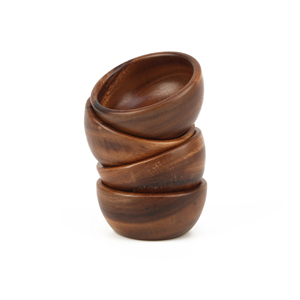 Tazón Pequeño <span class=keywords><strong>de</strong></span> <span class=keywords><strong>Madera</strong></span> <span class=keywords><strong>de</strong></span> Acacia Natural para Aperitivos, Salsas, Frutos Secos, Dulces, Aceitunas, Semillas, Postres y Más - Product Image 5