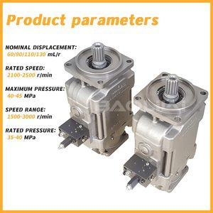 ปั๊มไฮดรอลิก HAWE V60N-130 รุ่น V60N-130LDYN-1-0-03/LSNR-2-300 แบบลูกสูบแกนหมุนปรับปริมาตรได้ V60N 130 ปั๊ม - Product Image 5