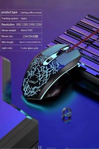 Nhà Máy Bán Buôn 3D 6D 7-Màu <span class=keywords><strong>LED</strong></span> Có Dây Quang Chơi Game Chuột 3200 Dpi Phát Sáng Gamer Chuột USB Hot-Bán 7-Màu <span class=keywords><strong>LED</strong></span> Có Dây - Product Image 4