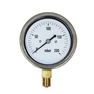 Манометр из нержавеющей стали, медицинский сильфонный газовый измеритель давления в корпусе, 65 мм - Product Image 1