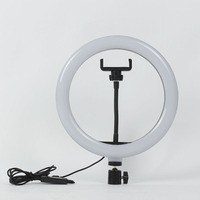 Travor-anneau lumineux LED 10 pouces, intensité variable, 3200-5600K, lampe, éclairage annulaire pour photographie de maquillage