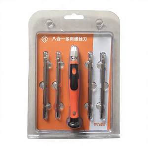 8 In 1 Multi Functional <b>Screwdriver</b> Set <b>T5</b> T6 T7 T8 PH0 3 PH00 2 For Mobile Phone Repair Chrome Vanadium Steel 8Pcs Combination - Product Image 1
