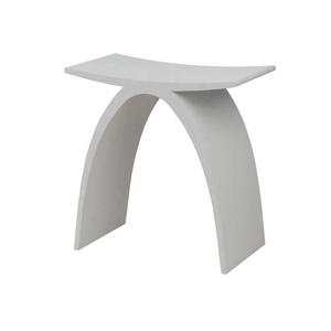 Moderne Blanc Gris Pierre Artificielle Acrylique Solide Surface Salle <span class=keywords><strong>De</strong></span> Bains Bain <span class=keywords><strong>Douche</strong></span> Banc Siège Accessoire <span class=keywords><strong>Tabouret</strong></span> <span class=keywords><strong>De</strong></span> <span class=keywords><strong>Douche</strong></span> - Product Image 2
