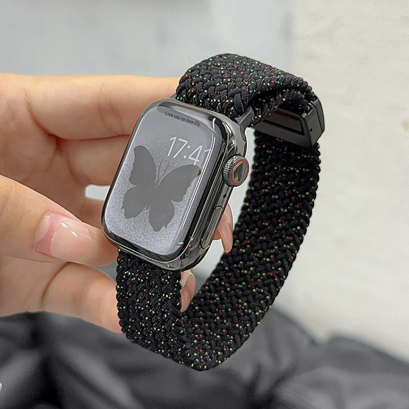 colorful dots black