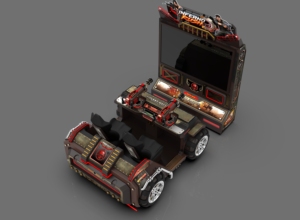 Machine d'arcade de tir commerciale à deux joueurs avec balançoire de véhicule et retour de force par vibration du siège, jeu personnalisé Lykb Immersion Real - Product Image 6