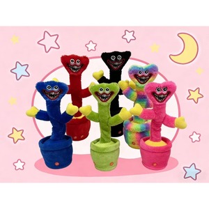 Juguete giratorio con forma de cactus que canta y baila, muñeco de peluche eléctrico, ideal para todas las edades. - Product Image 3
