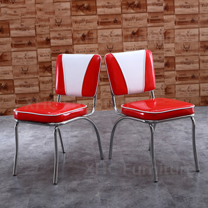 Ensemble de sièges de style rétro américain pour restaurant, canapé de restaurant avec table et chaises, mobilier de café pour restaurant de restauration rapide - Product Image 2